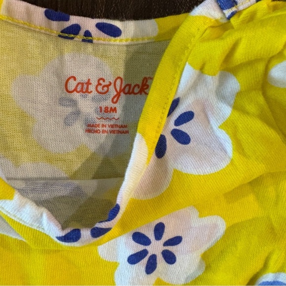 Baby Cat & Jack Yellow Sundress Set -18M - Picture 3 of 8